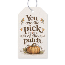 Étiquettes Cadeaux d'Automne