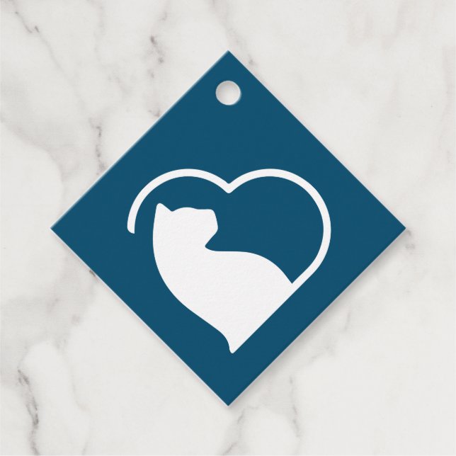 étiquettes cadeaux de blue lovecats (Devant)