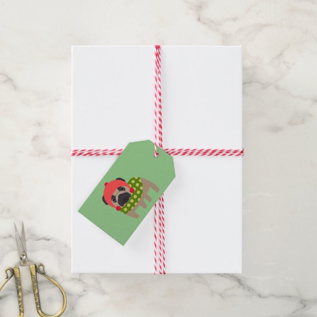 Étiquettes cadeaux de Carlin de Noël (With Twine)