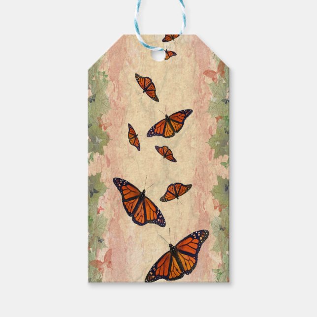 Étiquettes cadeaux de jardin Monarch (Devant)