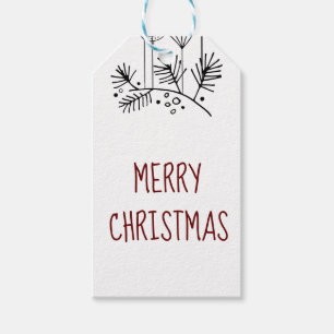 Étiquettes cadeaux de la saison de Noël