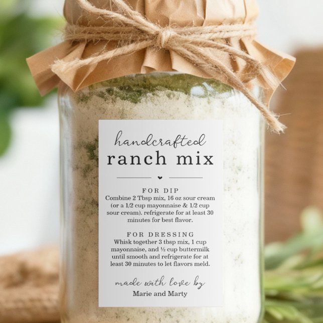 Étiquettes Cadeaux de Mélange Ranch Maison (Créateur téléchargé)