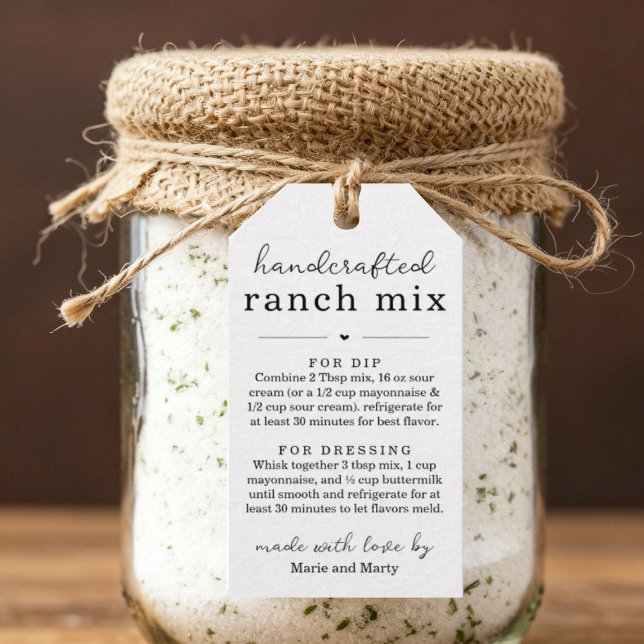 Étiquettes Cadeaux de Mélange Ranch Maison (Créateur téléchargé)