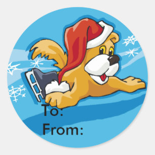 Étiquettes cadeaux de Noël