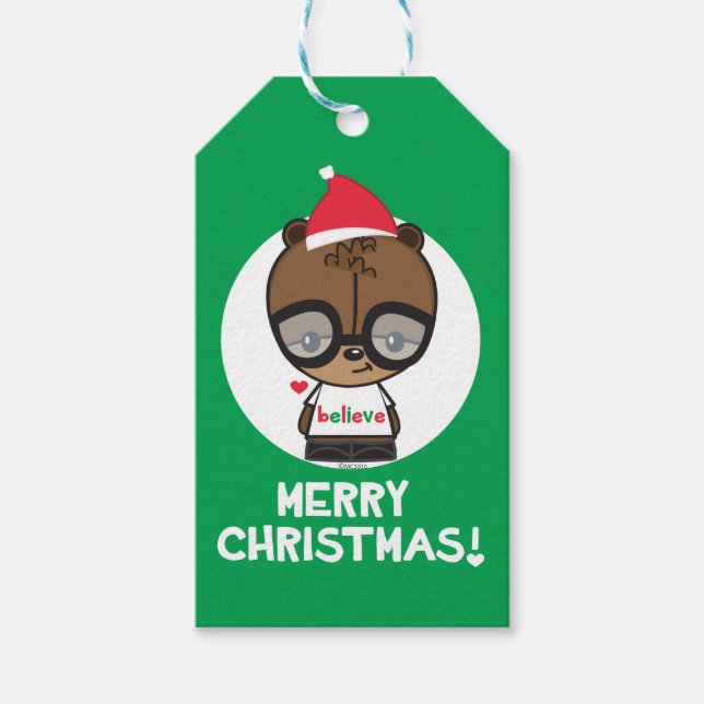 Étiquettes cadeaux de Noël (Devant)
