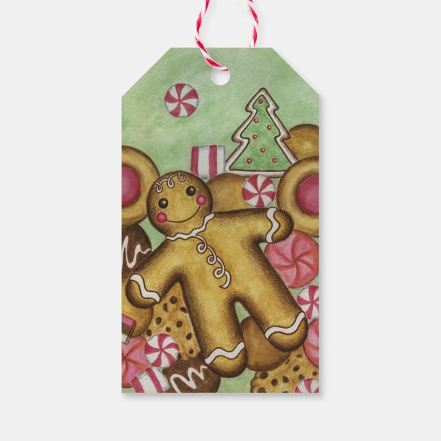 Étiquettes Cadeaux de Noël Biscuits de Noël au Pai (Dos)