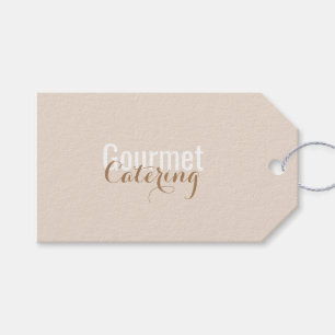 Étiquettes Cadeaux de Traiteur Gourmet