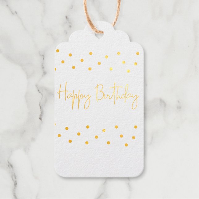 Étiquettes Cadeaux Etiquette cadeau en aluminium (Recto)