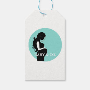 Étiquettes Cadeaux Fête Bébé Bleu Canard BABY & CO