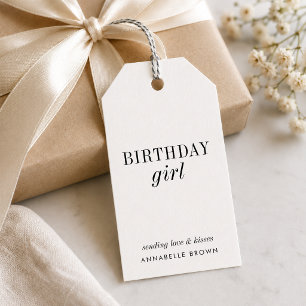 Étiquettes Cadeaux Fille d'Anniversaire Étiquett