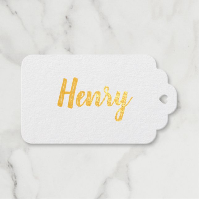 Étiquettes Cadeaux Flèches de Noël du Père Noël sur mesure (Recto (horizontal))