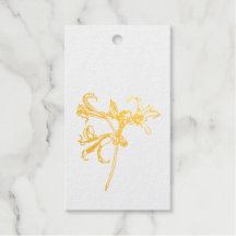 Fleur de lys à trait main florissante.