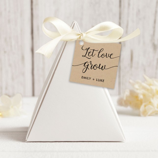 Étiquettes cadeaux Fleurissez d'amour, étiquettes  (Créateur téléchargé)