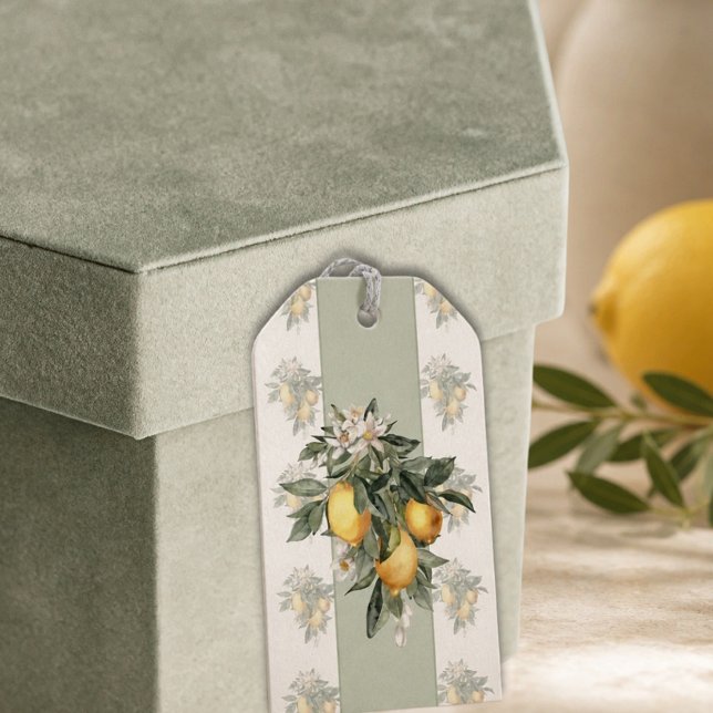 Étiquettes Cadeaux Fruit Citron (Créateur téléchargé)