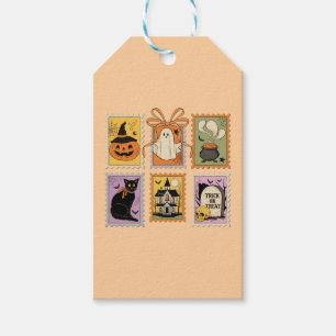Étiquettes Cadeaux Halloween Vintage Épouvante