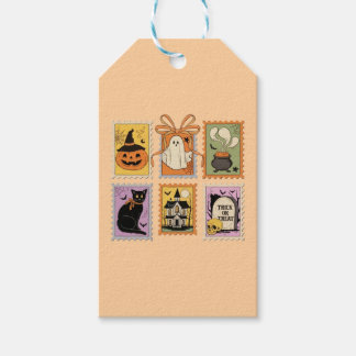 Étiquettes Cadeaux Halloween Vintage Épouvante