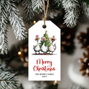 Étiquettes Cadeaux Humoristiques de Fêtes de Noël 