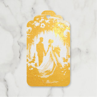 Étiquettes Cadeaux It's Our Wedding Day Wedding Foil Gift Tag