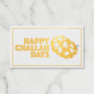 Étiquettes Cadeaux Joyeuses fêtes de Challah Hanoukka Chanukah