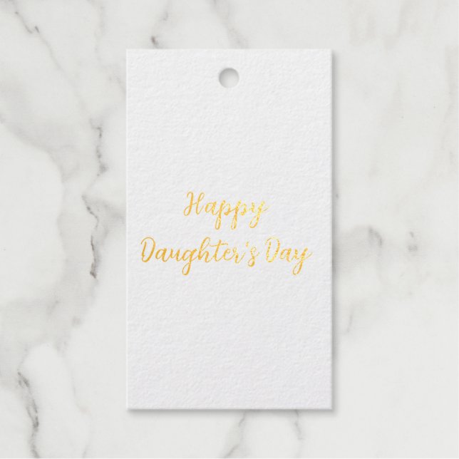 Étiquettes Cadeaux Joyeux jour de filles si.ple minimum ajouter le no (Recto)