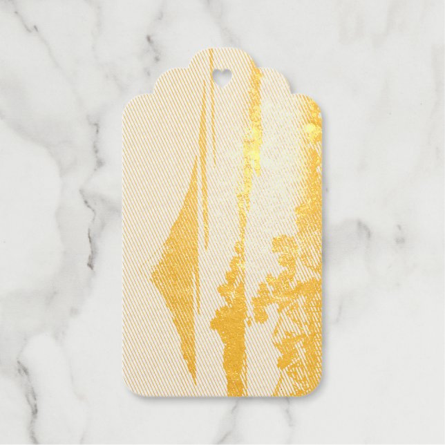 Étiquettes Cadeaux Katsushika Hokusai Dawn dans la province de Kai (Recto)