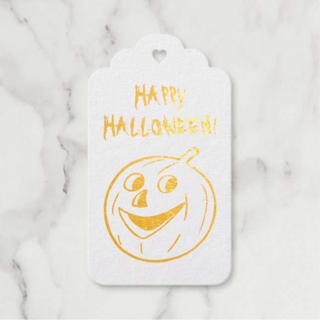Étiquettes Cadeaux Kine de Halloween (Recto)