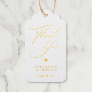 Étiquettes Cadeaux Le Merci de la montagne forestière de Woodland Fav