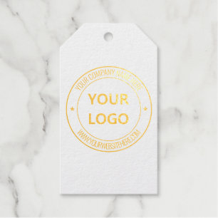 Étiquettes Cadeaux Logo de l'entreprise personnalisée Balises cadeaux