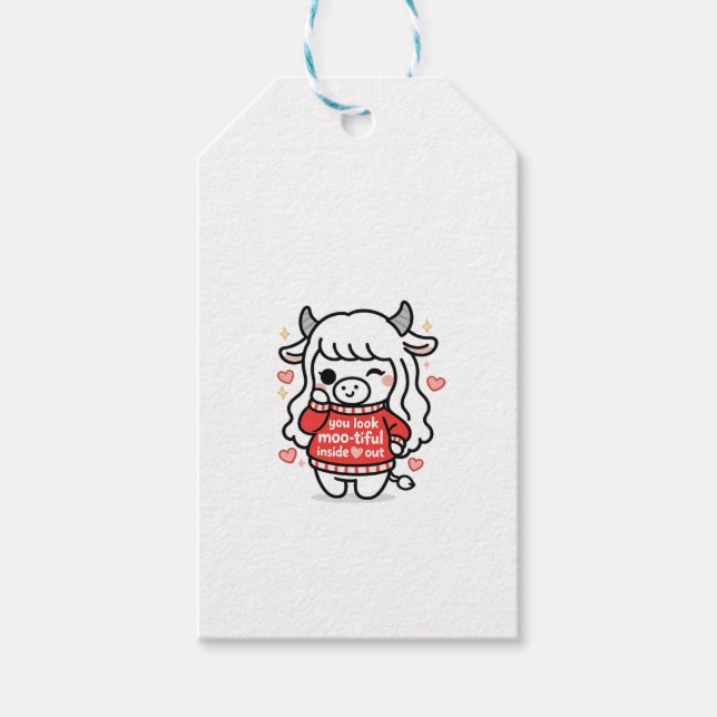 Étiquettes Cadeaux Maise Moo (Devant)
