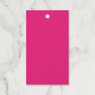 Étiquettes Cadeaux Mariage rose chaud Invitation de couleur vive en