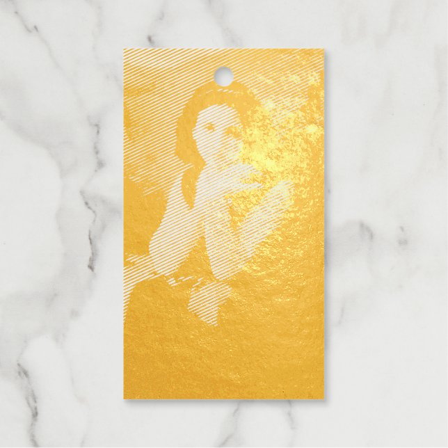 Étiquettes Cadeaux Mignon Innocence d'une adolescente, Bouguereau (Recto)