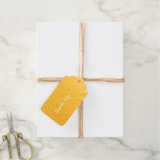 Étiquettes Cadeaux Minimaliste Pleine Feuille d'Or Réelle Élégante Me