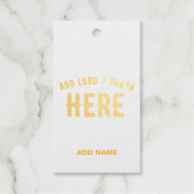 ÉTIQUETTES CADEAUX MODERNE ET MODERNE PERSONNALISABLE NOIR VÉRIFIÉ (Recto)