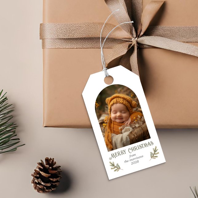 Étiquettes Cadeaux Noël rustique Woodland (Créateur téléchargé)