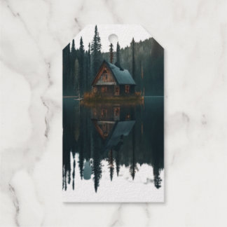 Étiquettes Cadeaux paysage fascinant