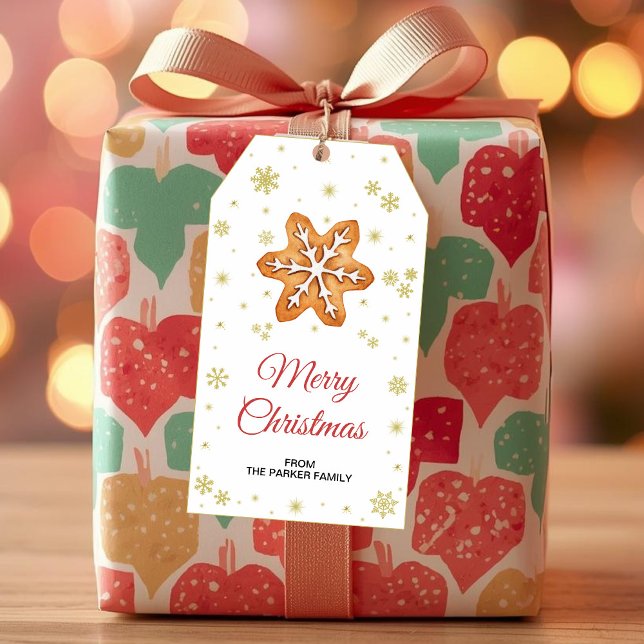Étiquettes Cadeaux pour Biscuits | Cadeau de Fête  (Créateur téléchargé)