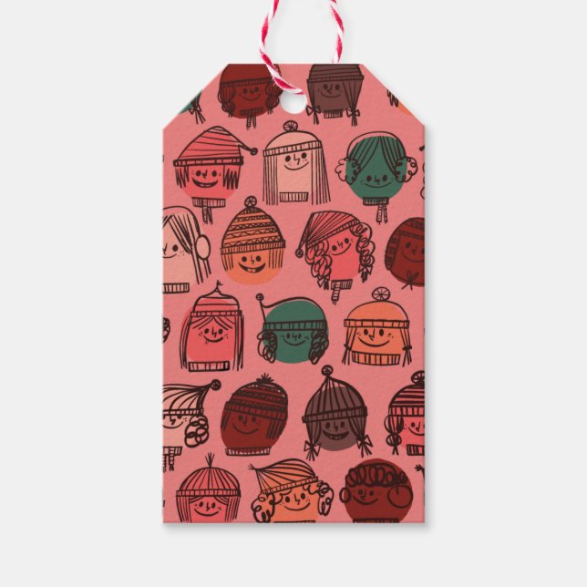 Étiquettes cadeaux pour enfants d'hiver (Devant)