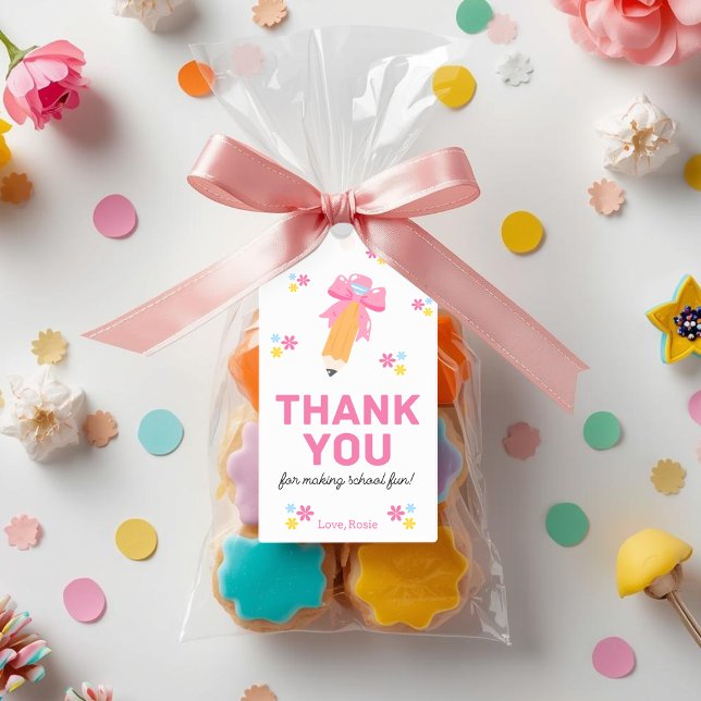 Étiquettes Cadeaux pour Enseignants Merci de Rendr (Créateur téléchargé)