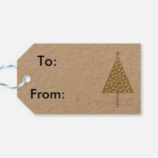 étiquettes cadeaux rétro de noël