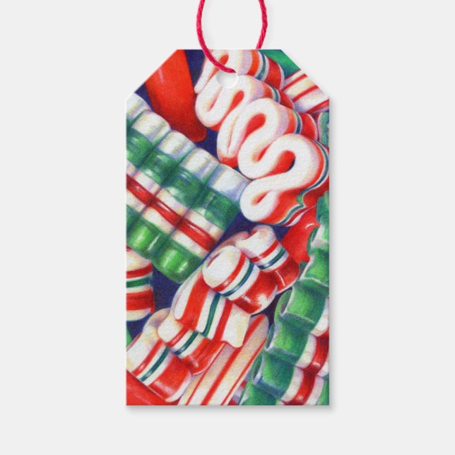 Étiquettes cadeaux RIBBON CANDY (Devant)