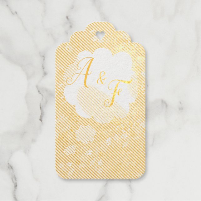 Étiquettes Cadeaux Serviettes Fleurs Sauvages Cosmos (Recto)