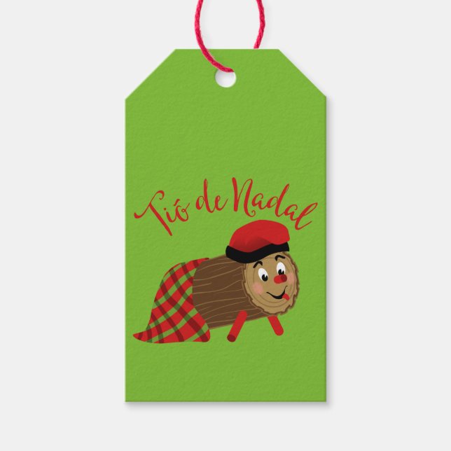 Étiquettes Cadeaux Tio De Nadal (Devant)