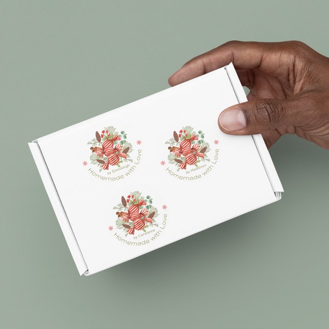 Étiquettes Candies de Noël Alimentation amoureuse maison (Créateur téléchargé)
