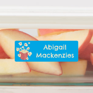 Étiquettes Caricature de pop-corn drôles et amusants