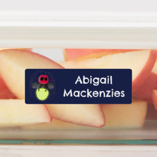 Étiquettes Caricature personnalisée de lucioles