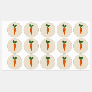 Étiquettes Carottes et Carottes   Papeterie et autocollants c