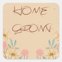 Étiquettes Carré faits maison