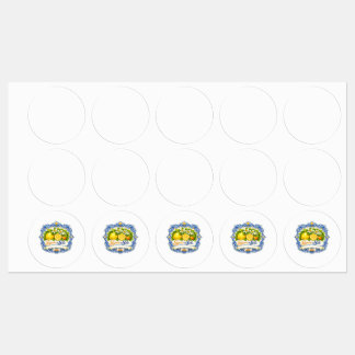 Étiquettes Carrelage Méditerranéen Citron – Art à l'aquarell