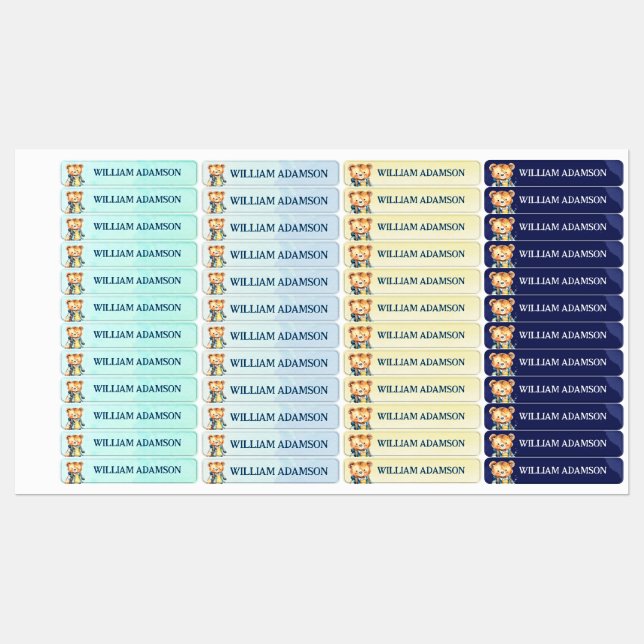 Étiquettes Cela appartient à la première qualité mignon peluc (Feuille)