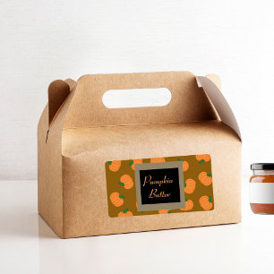 Étiquettes citrouilles aux couleurs de l'automne